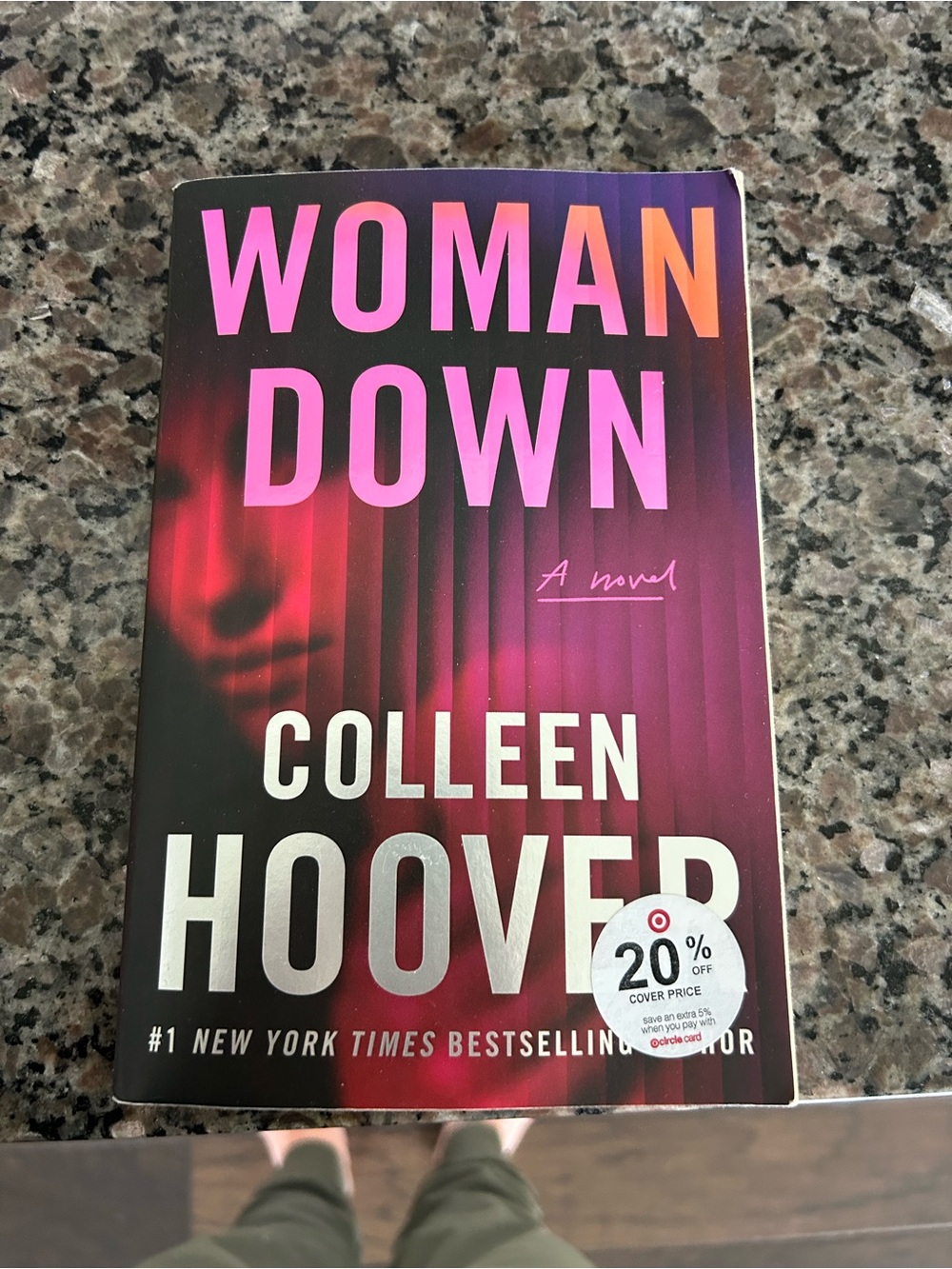 "Woman Down" - Pink Ombre Paperback